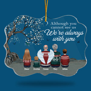 I'm Always With You - Personalized Custom Benelux Shaped Acrylic Christmas Ornament - Memorial Gift, Sympathy Gift, Christmas Gift