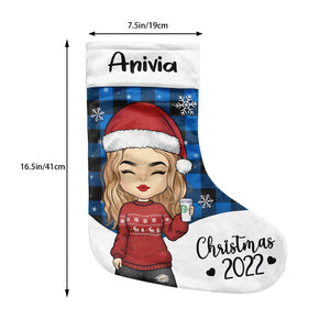 Christmas Is All About Love & Family - Personalized Custom Christmas Stocking - Gift For Family, Christmas Gift