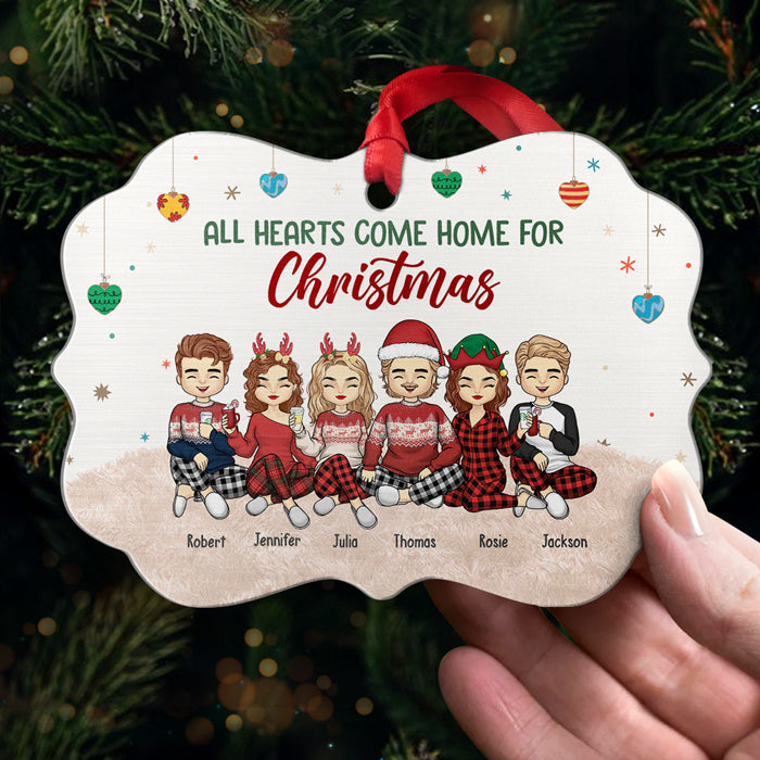 Family Is The Greatest Gift Ever - Family Personalized Custom Ornament - Aluminum Benelux Shaped - Christmas Gift For Family Members