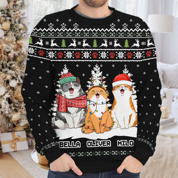 Meow 2025 christmas sweater