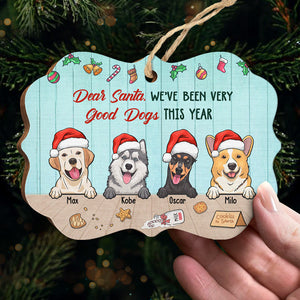 We Tried To Be Good But We Take After Mommy - Dog & Cat Personalized Custom Ornament - Wood Benelux Shaped - Christmas Gift For Pet Owners, Pet Lovers