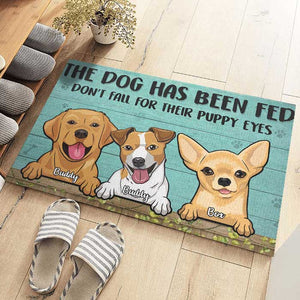 The Dogs Have Been Fed - Personalized Decorative Mat - Gift For Dog Lovers, Dog Owners, Dog Gift, Gift For Pet Lovers