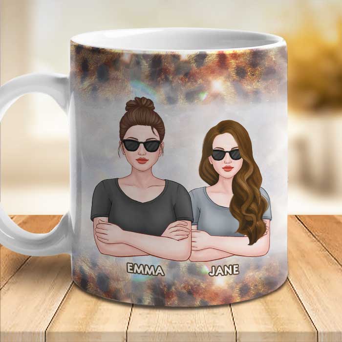 Personalized Like Mother Like Daughter Oh Crap, Gift For Mom Accent Mug