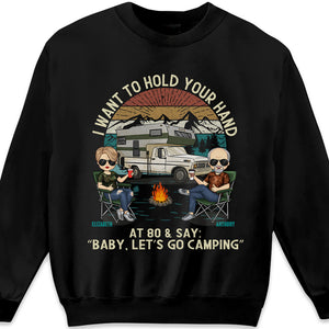 Baby Let's Go Camping - Personalized Unisex T-shirt, Hoodie, Sweatshirt - Gift For Couple, Husband Wife, Anniversary, Engagement, Wedding, Marriage, Camping Gift