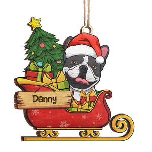 Wish You A Furry Christmas - Dog & Cat Personalized Custom Ornament - Wood Unique Shaped - Christmas Gift For Pet Owners, Pet Lovers