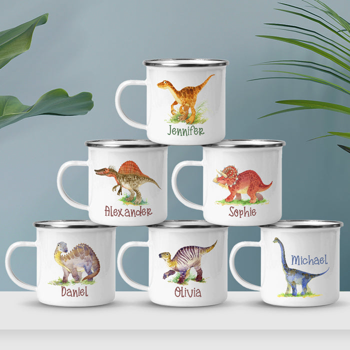 Personalized Outer Space Dinosaurs Mug Gift for Kids Kids Mugs