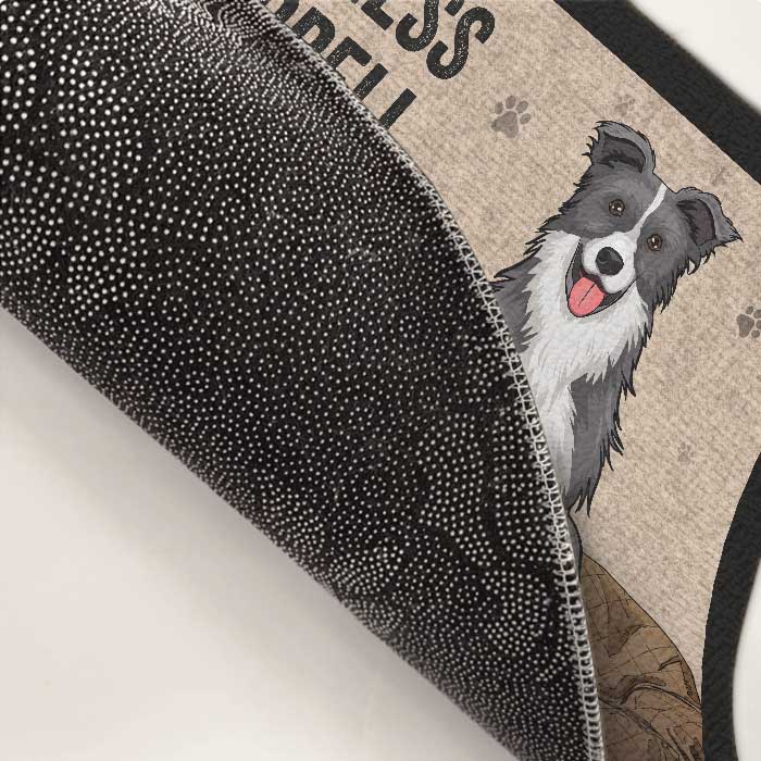 Wireless Doorbells Sitting On Their Chargers - Personalized Decorative Mat - Gift For Pet Lovers, Pet Owners, Pet Gift