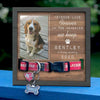 Friends Live Forever In The Memories We Keep - Memorial Personalized Custom Pet Loss Sign, Collar Frame - Upload Image, Sympathy Gift, Gift For Pet Owners, Pet Lovers