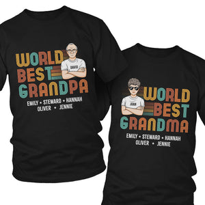 worlds best grandma t shirt