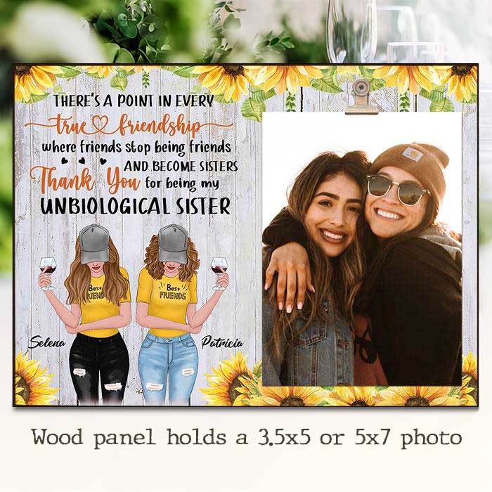 Personalized Best Friends Photo Frame - 5x7