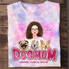 Cool Dog Mom - Personalized Unisex All-Over Printed T-Shirt