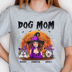 Halloween Dog Mom - Gift For Dog Lovers, Personalized Unisex T-Shirt.