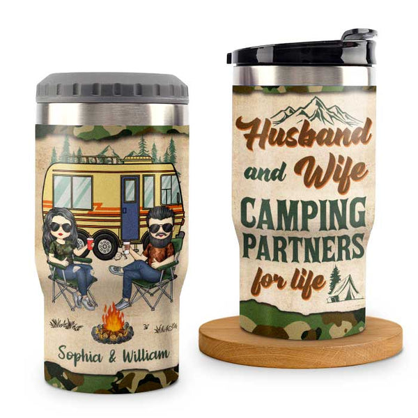 Happy Camper Custom Engraved Can Cooler – Sunny Box