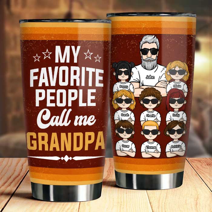 Grandpa Tumbler Gift - Personalized Tumbler
