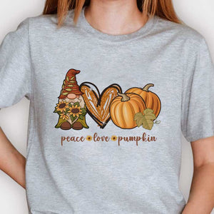 Peace - Love - Pumpkin - Happy Halloween - Unisex T-Shirt, Halloween Ideas..