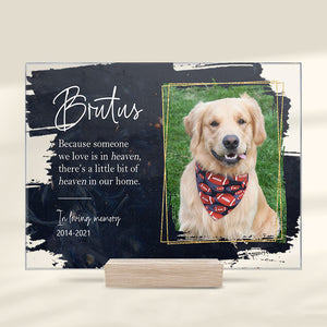 Fur Babies Forever In My Heart - Upload Image, Personalized Acrylic Plaque.