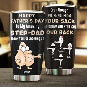 Thank You For Choosing Us - Personalized Tumbler - Gift For Dad, Gift For Father's Day