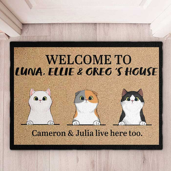 Personalized Initials Welcome to Our Home Doormat – Urban Owl