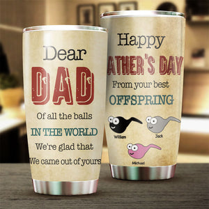 From Your Best Offspring - Personalized Tumbler - Gift For Dad, Gift For Father's Day