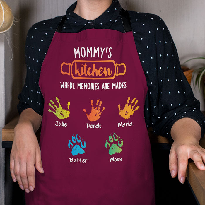 Mom's Kitchen Apron, Kitchen Apron for Mom, Cooking Apron for Mom