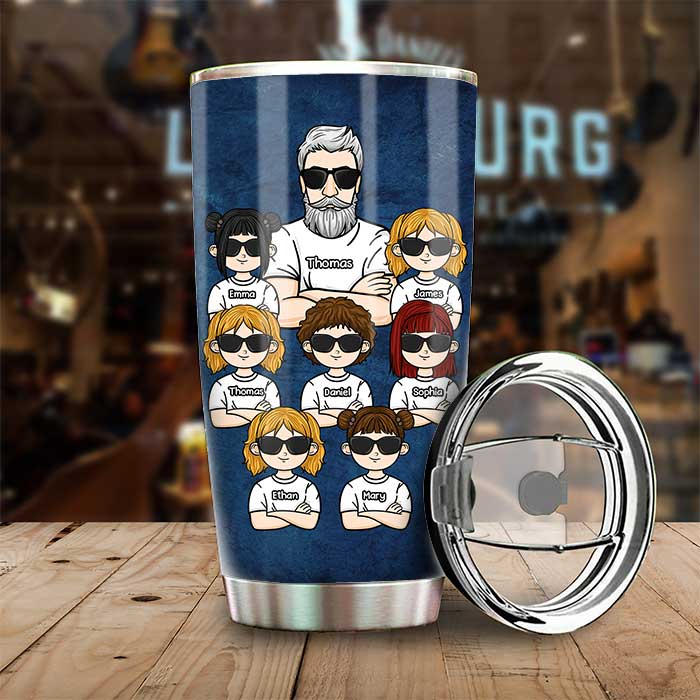 Only The Best Dads Get Promoted To Papa Custom Photo Coffee Mug