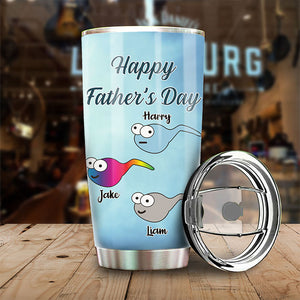 To Us You Are The World - Personalized Tumbler - Gift For Dad, Grandpa, Gift For Father's Day