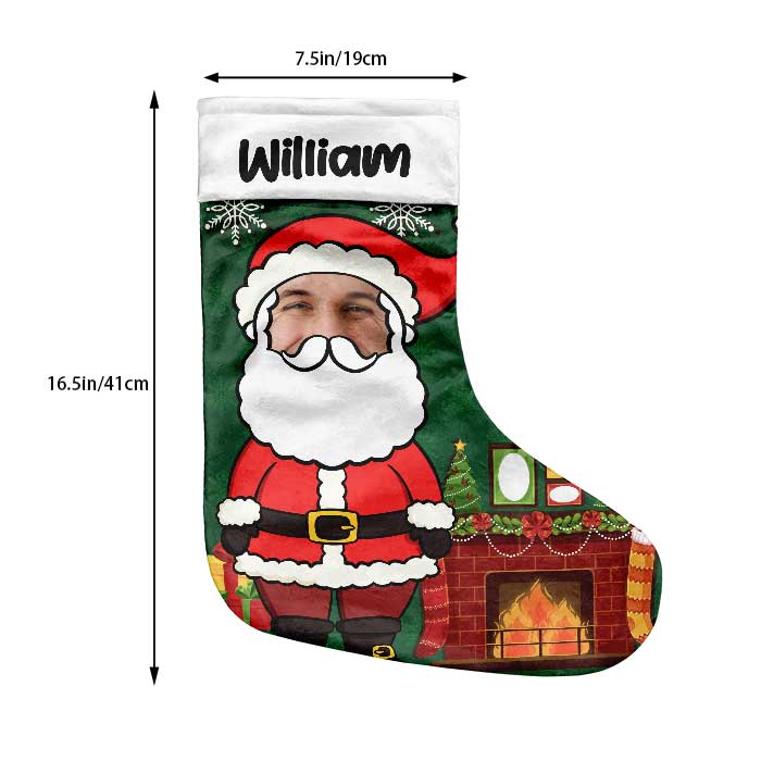 Have A Fun Christmas - Christmas Characters - Personalized Christmas Stocking.