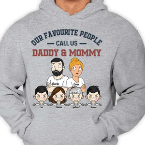 We're Called Daddy & Mommy - Personalized Unisex T-shirt, Hoodie - Gift For Couples, Husband Wife