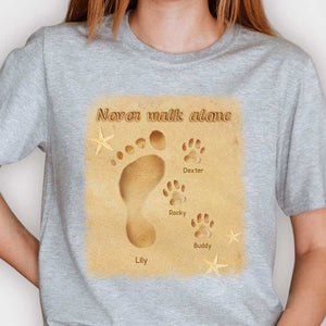 You Never Walk Alone - Personalized Unisex T-Shirt.