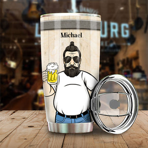 If I Gotta Rock The Dad Bod, Imma Make It Look Sexy - Gift For Dad - Personalized Tumbler