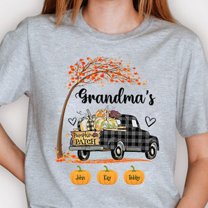 Grandma's Pumpkin Patch - Personalized Unisex T-Shirt.