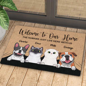 Home Sweet Home Doormat, home decor, custom doormat, welcome mat,  housewarming, front door mat, welcome doormat, pet home, paw print