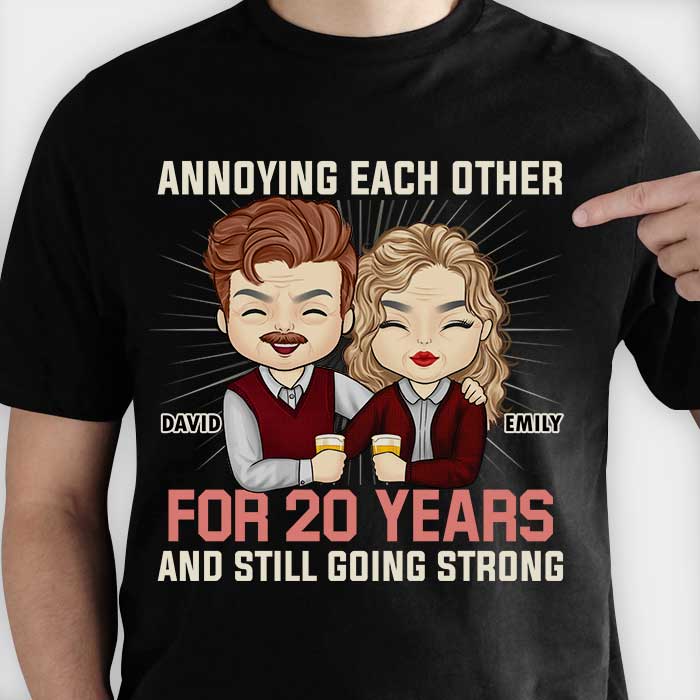 Not us being the annoyingly cute couple wearing matching shirts at