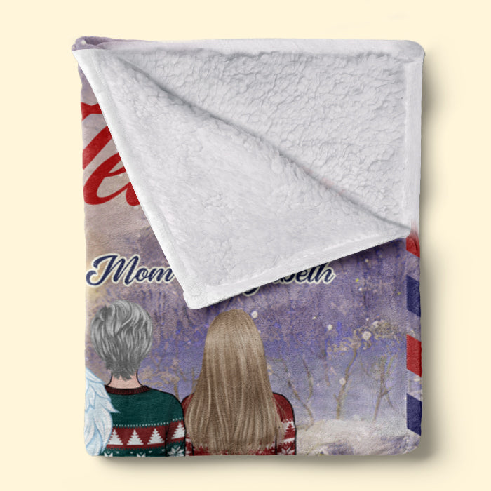 I Know With Every Breath You Take You’ll Be Taking One For Me - Memorial Personalized Custom Blanket - Sympathy Gift, Christmas Gift For Family Members