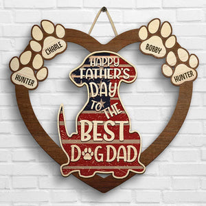 To My Amazing Daddy - Personalized Shaped Wood Sign - Gift For Dad, Gift For Father's Day