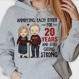 Annoying For Many Years & Still Going Strong - Gift For Couples, Personalized Unisex Hoodie.