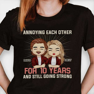 Annoying Each Other For 20 Years And Still Going Strong - Gift For Couples, Personalized T-shirt, Hoodie.