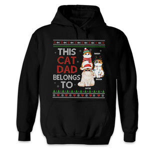 This Cat Mum Belongs To These Pretty Cats - Cat Personalized Custom Unisex T-shirt, Hoodie, Sweatshirt - Christmas Gift For Pet Owners, Pet Lovers