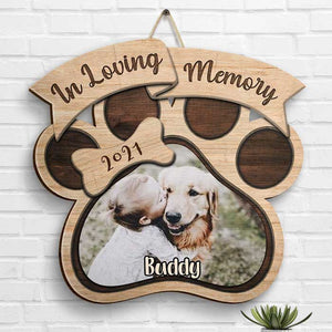 You Will Always In My Heart - Upload Image, Personalized Shaped Wood Sign.