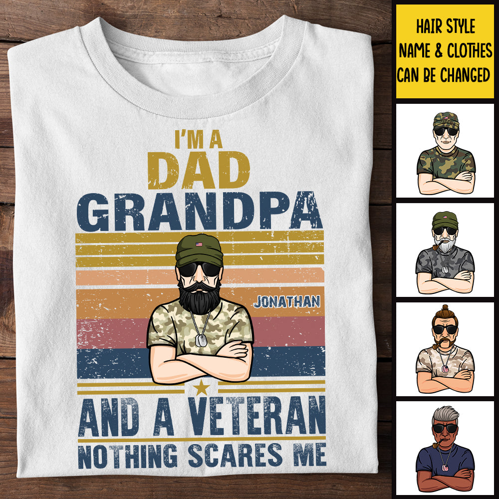 Nothing Scares Me - Gift For 4th Of July - Personalized Unisex T-Shirt.