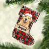 Have A Magical Holiday Season - Happy Cats And Dogs - Personalized Custom Stocking Shaped Wood Christmas Ornament