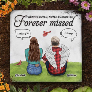 You're Forever Missed - Personalized Memorial Stone, Human Grave Marker - Memorial Gift, Sympathy Gift