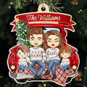 Family Is A Gift - Family Personalized Custom Ornament - Acrylic Unique Shaped - Christmas Gift For Family Members