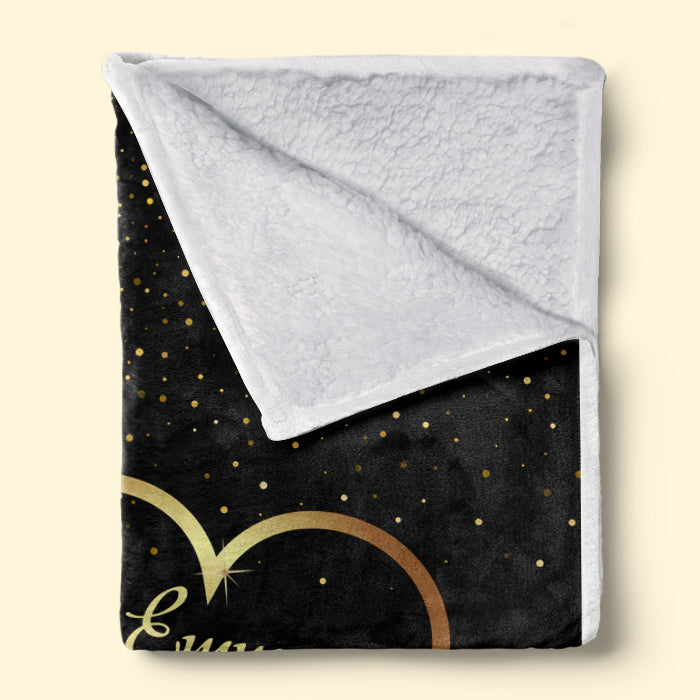 Our Love Story - Couple Personalized Custom Blanket - Valentine Gift For Husband Wife, Anniversary