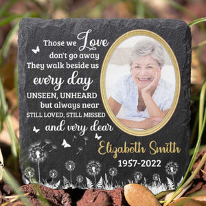 Still Loved, Still Missed & Very Dear - Personalized Memorial Stone, Human Grave Marker - Upload Image, Memorial Gift, Sympathy Gift