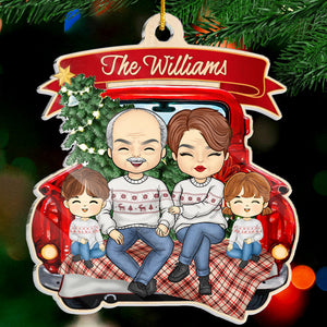 Family Is A Gift - Family Personalized Custom Ornament - Acrylic Unique Shaped - Christmas Gift For Family Members