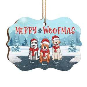 Happy Pawlidays - Dog & Cat Personalized Custom Ornament - Wood Benelux Shaped  - Christmas Gift For Pet Owners, Pet Lovers