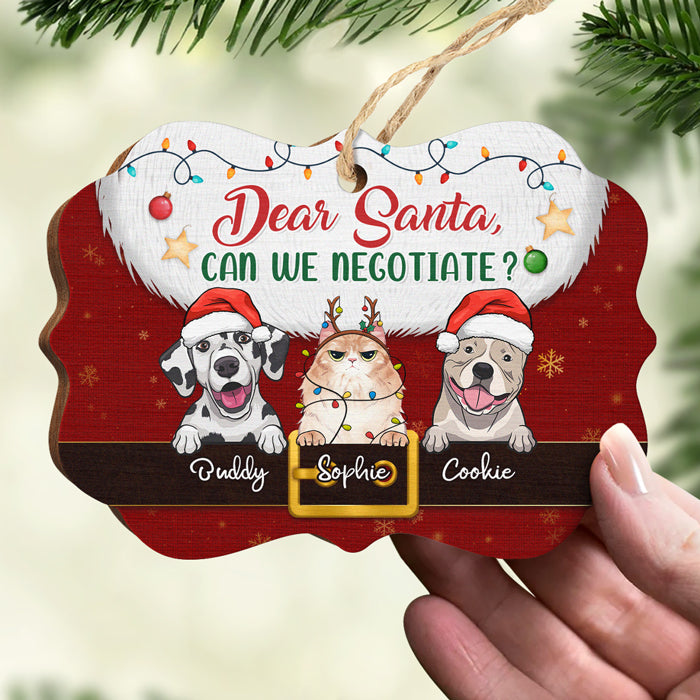 Dear Santa Define Naughty Christmas Dog Personalized Aluminum