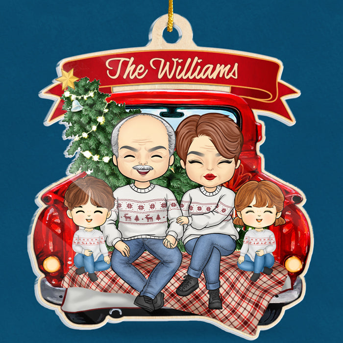 Family Is A Gift - Family Personalized Custom Ornament - Acrylic Unique Shaped - Christmas Gift For Family Members