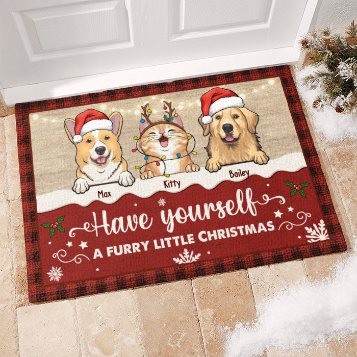 Customized Christmas Pet Doormat – Precious Pet Designs